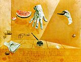 Salvador Dali Canvas Paintings - Feather Equilibrium